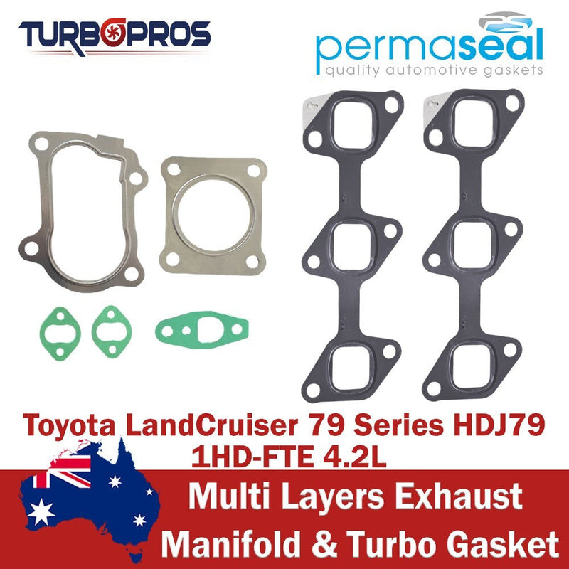 Toyota Landcruiser 79 1HD-FTE 4.2L Permaseal Exhaust Manifold&Turbo Gasket