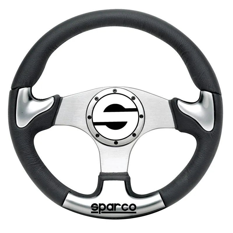 Sparco 015THPUGR345 Steering Wheel P 222 - Silver | Kren Offroad NZ
