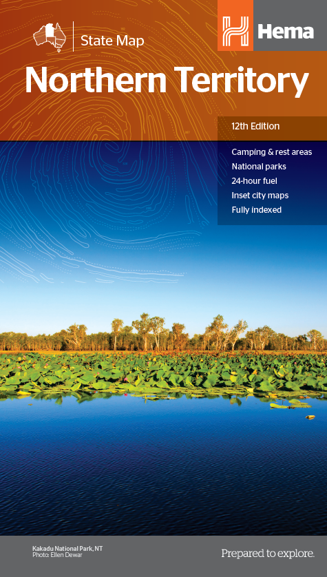 Hema Northern Territory State Map Ed 12