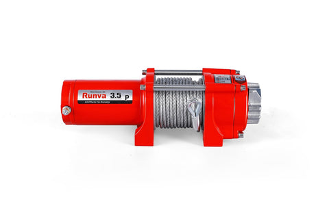 Runva 3.5P Winch 24V with Steel Cable