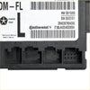 Black plastic front left driver door module for dodge chrysler 2007-2020 with continental logo and barcode label