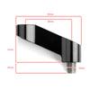 Honda Generic Motorcycle Mirror Extender Riser Extension Bracket Black 10mm M10 Fit
