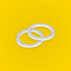 10 x M18 Silver Tone Oil Drain Plug Gaskets for Toyota (90430-18008)