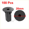 100 pcs black plastic 20mm fender trim panel rivets perfect for toyota 4wd ute offroad use