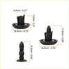 100pcs black plastic trim fasteners in 3 designs for Toyota engine cover grille bumper retainer clips fit 4wd ute offroad use