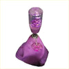 10cm purple hana gear knob translucent resin with glittering purple and pink beads on matching fabric base