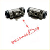 Gray metallic 11/16 rear brake master cylinder with black rubber boots for mazda bongo e1400 e1800 e2000 1983-1999