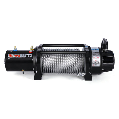 Runva 11XP Premium Winch 12V with Steel Cable