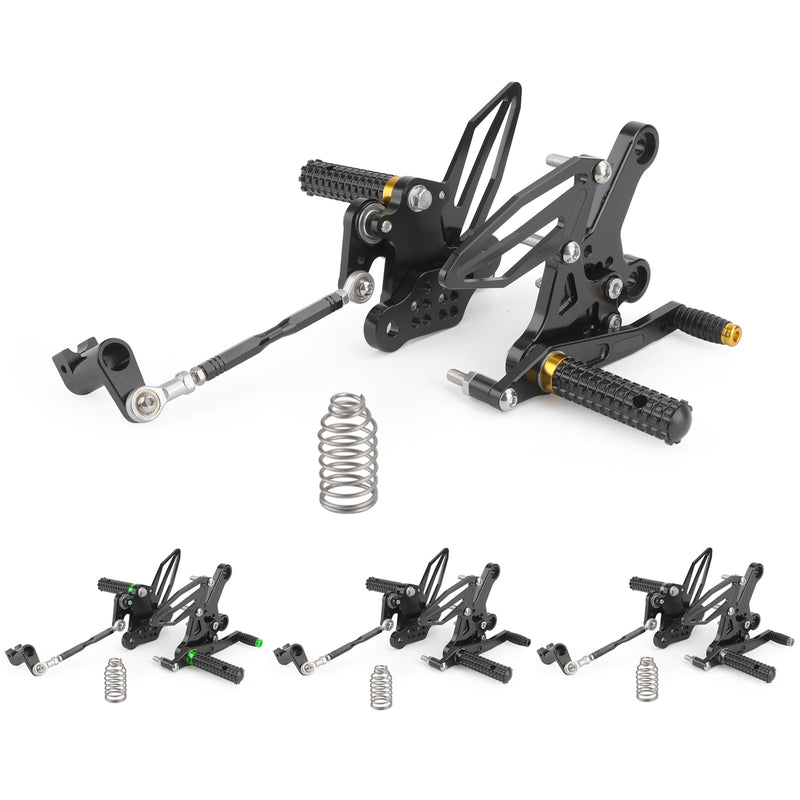 Kawasaki Ninja 250 / 400 2018-2022 Generic Rearsets Adjustable Foot Pegs Rest Fit