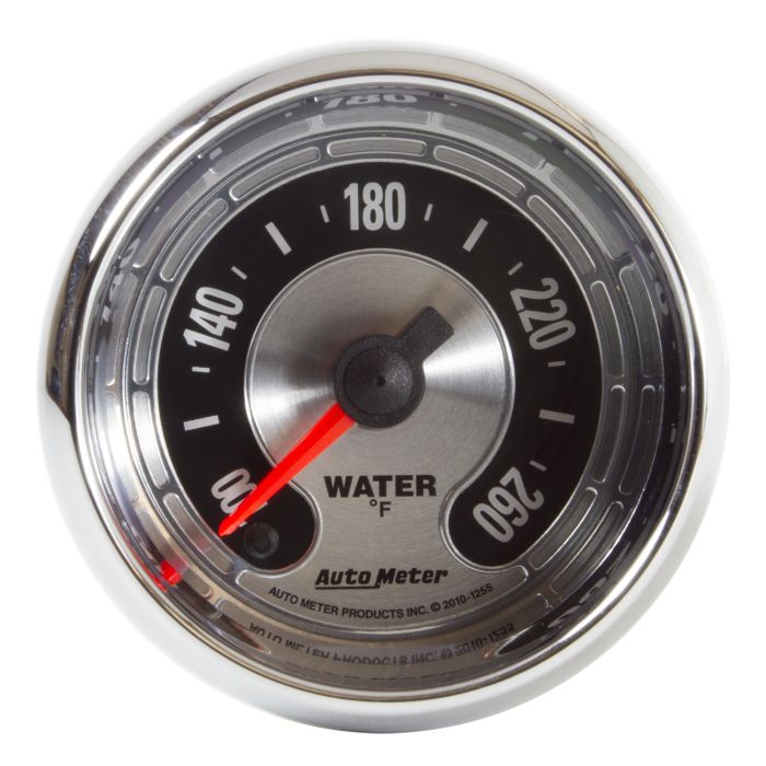 AutoMeter American Muscle Water Temperature Gauge AU1255