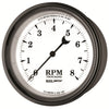 AutoMeter Old Tyme White II 3-3/8 Tacho AU1297