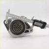 Silver metallic 12v 2.0kw starter engine water pump with gear-like center and angular housing for toyota hilux