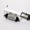 Silver metal 13/16 rear wheel brake cylinder with black rubber end caps for nissan atlas ud condor f23