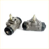 Gray metallic 15/16 rear brake cylinders with black rubber caps and brass fittings for Toyota Hilux 2005-2015