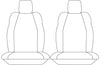 Sperling Getaway Neoprene Front Black - Red Stitch Seat