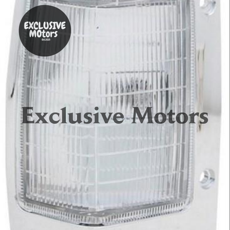Nissan Navara Left-Hand Corner Light, Chrome (1986-1997)
