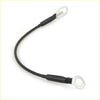 18 inch black insulated tailgate cable with silver ring terminals for Nissan Titan 2004 to 2015