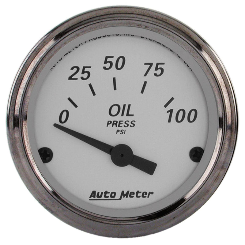 AutoMeter American Platinum Series Oil Pressure Gauge