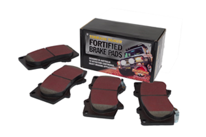 Fortified Brake Pads (Front) - Terrain Tamer - Hilux GGN25 KUN26 with VSC, Prado 120 150 Series, Pajero NS-NW, Toyota 4 Runner 2002+ - Terrain Tamer