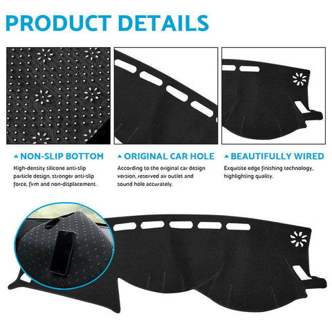 Nissan Navara D23 NP300 ST-X ST SL PRO-4X 2021–2022 Non-Slip Dash Mat Dashboard Cover Suitable
