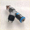 Black and blue fuel injector with metallic tip and plastic housing for ford courier ph 4.0l petrol 6cyl 2004-2006