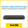 Black led rear high 3rd brake light with waterproof durable design shown from the backside for toyota hilux vigo sr5