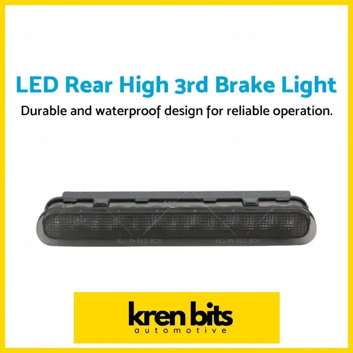 Black led rear high 3rd brake light with waterproof durable design shown from the backside for toyota hilux vigo sr5
