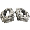 Silver finished metal front brake calipers with textured industrial design for toyota 4runner ln130 and land cruiser