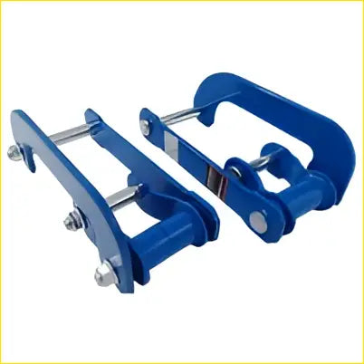 Blue metal trailer hitch receiver with bolted connections for 2 inch lift rear leaf spring g-shackles kit fit for ford ranger and mazda bt50