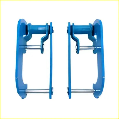Blue metal trailer hitch receiver brackets for 2 inch rear leaf spring shackle leveling lift kit fit nissan navara d40