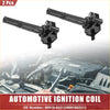 Black automotive ignition coils with sturdy plastic housing and metallic connectors for toyota tercel 1995-1999