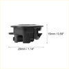 Black plastic parking sensor cover with circular top and mounting flanges for toyota previa tarago 2006-2019