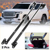 Black metal gas struts with mounting brackets for automotive trunk support fit toyota landcruiser 1990-1997 lift