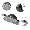 Clear lens led door handle light with black housing and red wire connector for toyota aygo 2005-2014 license plate use
