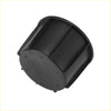 Black plastic cylindrical console box cup holder insert with ribbed sides for toyota 4runner 2010-2020