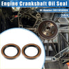 Two metallic brown engine rear crankshaft oil seals with black rubber lining and copper outer ring for toyota 4runner