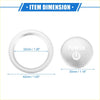 White circular engine start ignition button covers with power text for toyota sienna 2022-2023