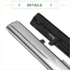 Shiny chrome windshield wiper blade with black rubber edge and plastic frame for toyota 4wd ute offroad use