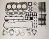 Black and silver engine gasket set with rubber seals and metal plates for navara d40 pathf murano 2.5 dci y25ddti