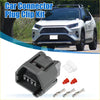 Gray plastic 2 pin cam position connector adapter plug clip kit with white and red parts for toyota 4wd ute offroad