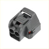 Gray plastic 2 pin cam position connector adapter plug with red component for toyota 4wd ute offroad use