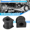 Black rubber suspension stabilizer bar bushings kit with two shapes for 4wd ute offroad toyota use