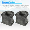 Black rubber square hollowed suspension stabilizer bar bushings for toyota land cruiser set of 2