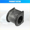 Black rubber suspension stabilizer bar bushings with rounded edges and wear marks for toyota land cruiser