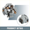 Gray plastic tail brake light bulb socket holder with copper metal contacts for toyota 4runner shown from back side