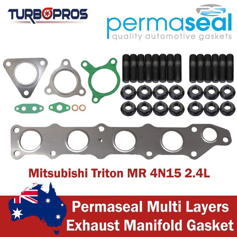 Mitsubishi Triton MR 4N15 2.4L Permaseal Turbo&Exhaust Manifold Stud&Gasket