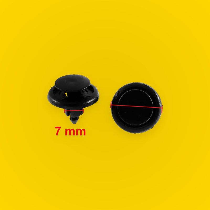 22 x 7mm Plastic Rivet Clips for Toyota Car Body Trim