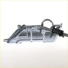 Silver metallic 2446cc oil seal retainer for toyota hilux ln50 ln56 ln65 with machined design and bolt holes