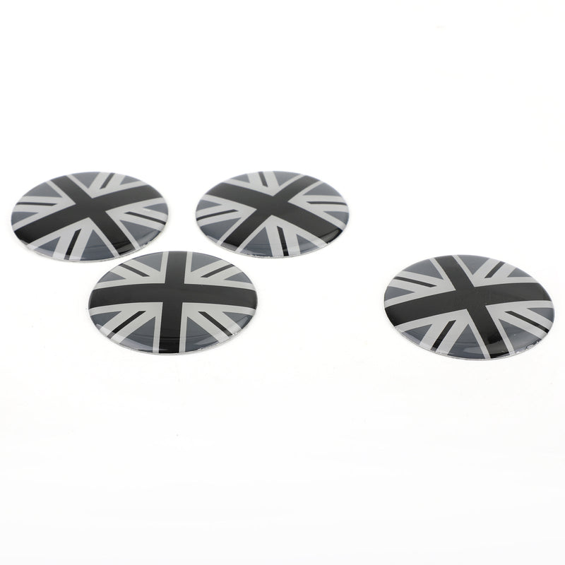 Mini Cooper Wheel Center Cap Emblem Black Union Jack (2001-2023)
