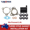Kia Proceed 1.6L Turbo Charger Installation Stud & Gasket Kit